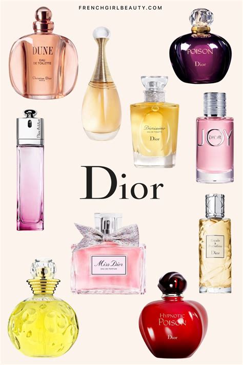 best women perfume dior|christian Dior fragrances list.